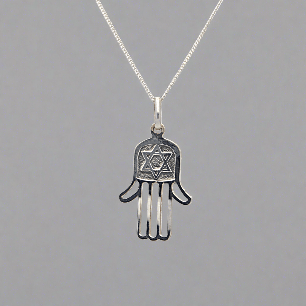 Buy your Sterling Silver Hamsa Hand Necklace - Divine Protection online now or in store at Forever Gems in Franschhoek, South Africa