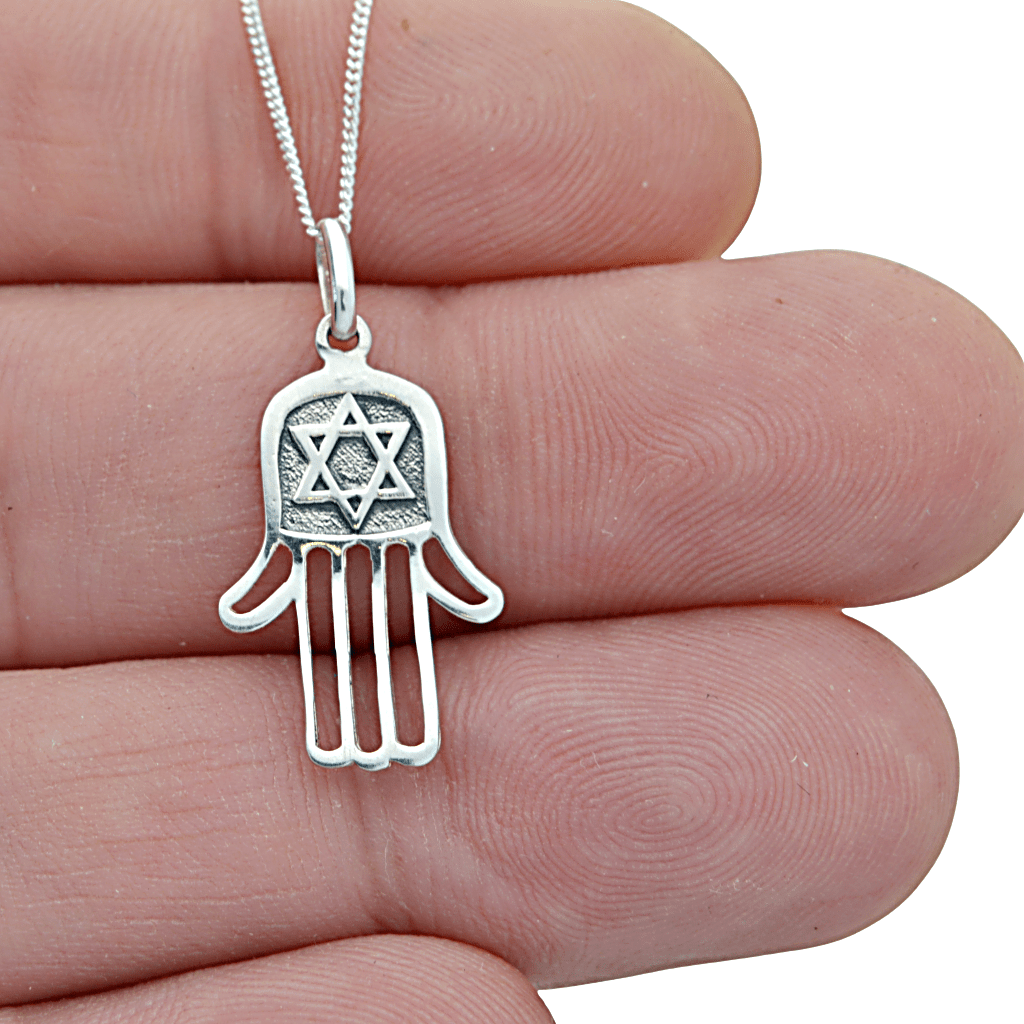 Buy your Sterling Silver Hamsa Hand Necklace - Divine Protection online now or in store at Forever Gems in Franschhoek, South Africa