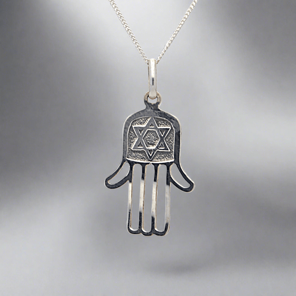 Buy your Sterling Silver Hamsa Hand Necklace - Divine Protection online now or in store at Forever Gems in Franschhoek, South Africa
