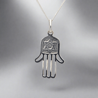Buy your Sterling Silver Hamsa Hand Necklace - Divine Protection online now or in store at Forever Gems in Franschhoek, South Africa