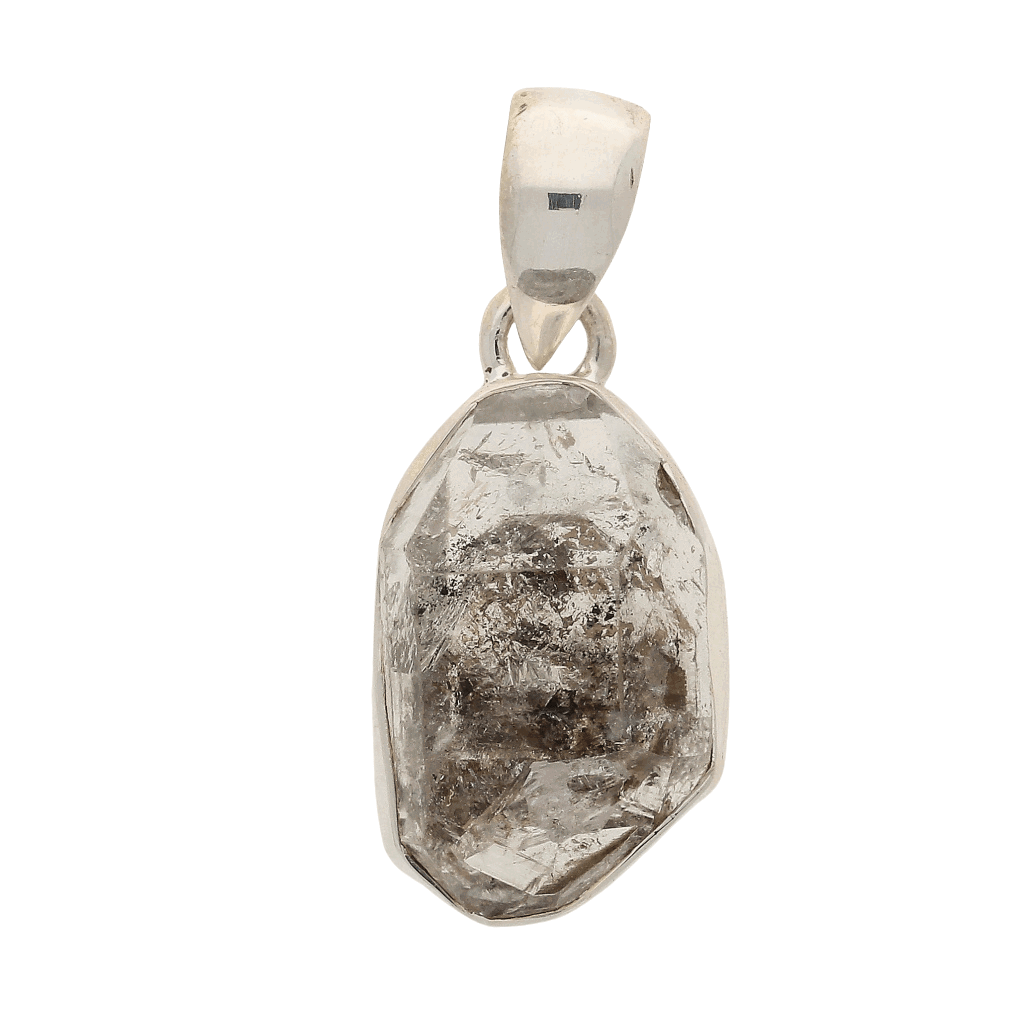 Buy your Herkimer Sparkle: Rough Sterling Silver Necklace online now or in store at Forever Gems in Franschhoek, South Africa