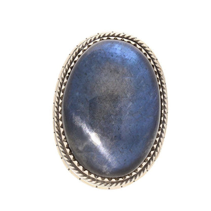 Buy your Labradorite Dreams: Handcrafted Sterling Silver Ring Set on Tri-Band Texture online now or in store at Forever Gems in Franschhoek, South Africa