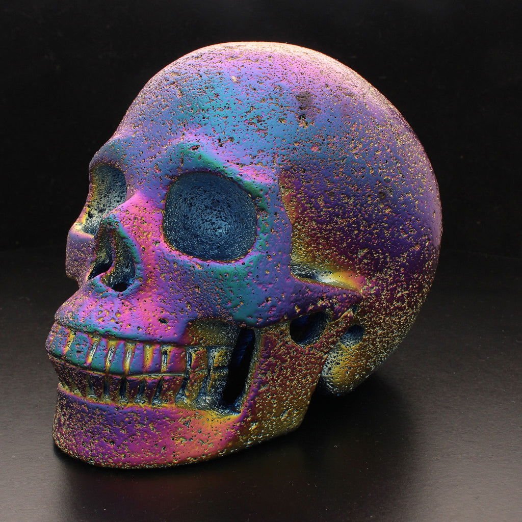 Buy your Large Aura Lava Stone Crystal Skull online now or in store at Forever Gems in Franschhoek, South Africa