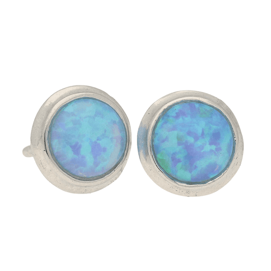 Buy your Liquid Fire: Round Synthetic Opal Earrings online now or in store at Forever Gems in Franschhoek, South Africa
