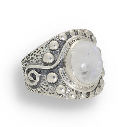 Buy your Moonstone Radiance: Whimsical Wave Ring online now or in store at Forever Gems in Franschhoek, South Africa