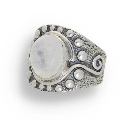 Buy your Moonstone Radiance: Whimsical Wave Ring online now or in store at Forever Gems in Franschhoek, South Africa