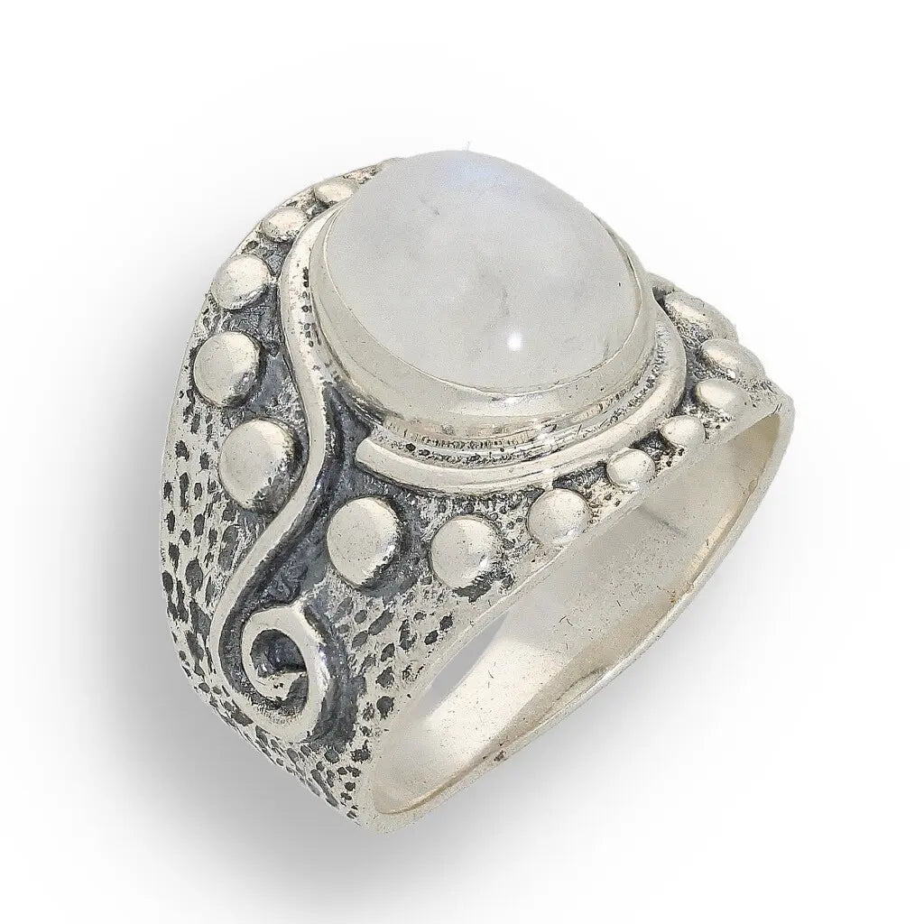 Buy your Moonstone Radiance: Whimsical Wave Ring online now or in store at Forever Gems in Franschhoek, South Africa