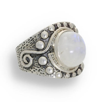 Buy your Moonstone Radiance: Whimsical Wave Ring online now or in store at Forever Gems in Franschhoek, South Africa