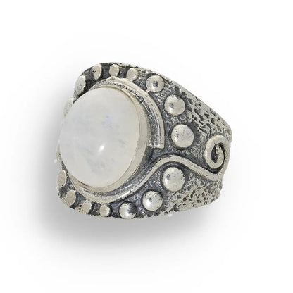 Buy your Moonstone Radiance: Whimsical Wave Ring online now or in store at Forever Gems in Franschhoek, South Africa