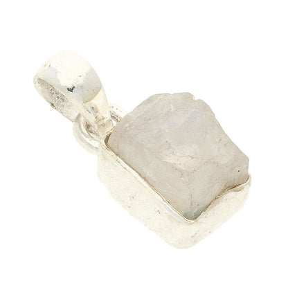 Buy your Nature's Treasures: Raw Moonstone Sterling Silver Necklace online now or in store at Forever Gems in Franschhoek, South Africa