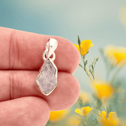 Buy your Nature's Treasures: Raw Moonstone Sterling Silver Necklace online now or in store at Forever Gems in Franschhoek, South Africa
