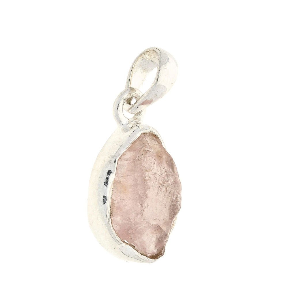 Buy your Nature's Treasures: Raw Pink Kunzite Sterling Silver Necklace online now or in store at Forever Gems in Franschhoek, South Africa