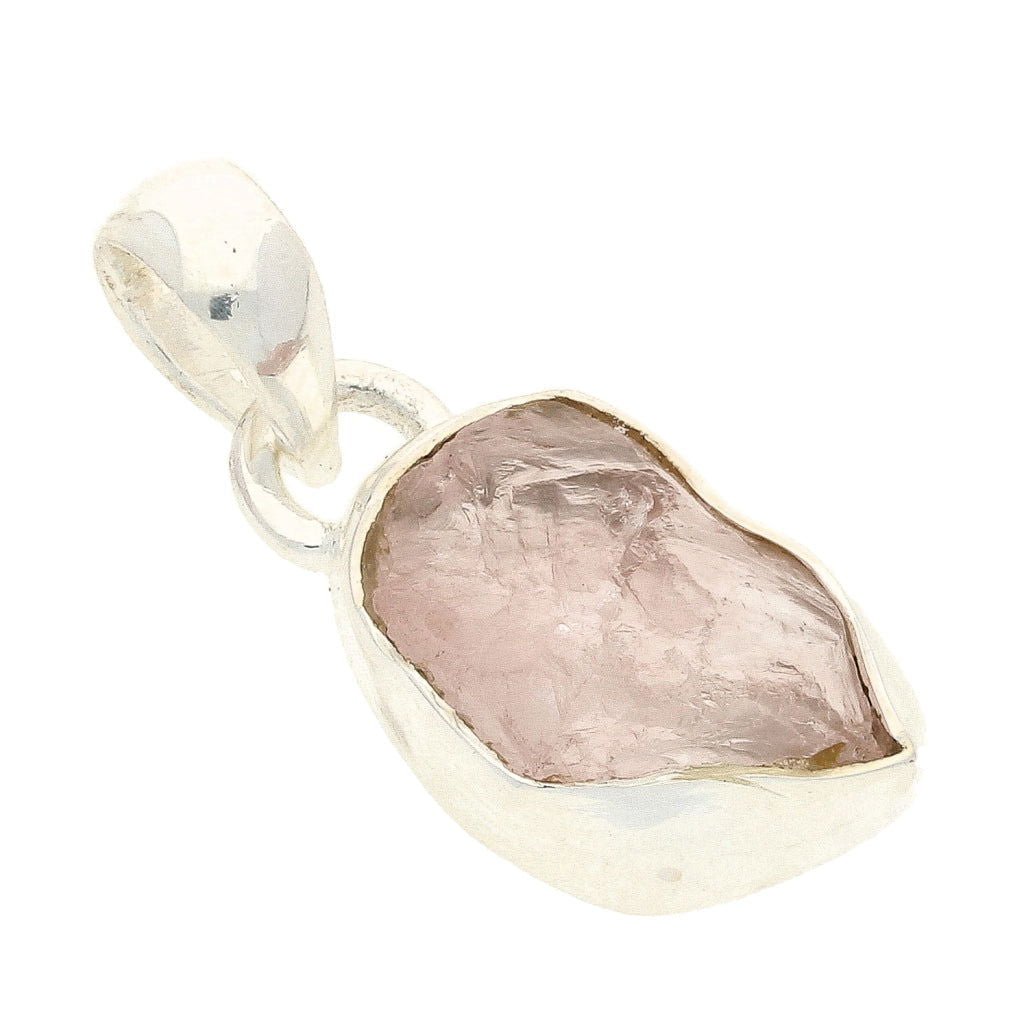 Buy your Nature's Treasures: Raw Pink Kunzite Sterling Silver Necklace online now or in store at Forever Gems in Franschhoek, South Africa