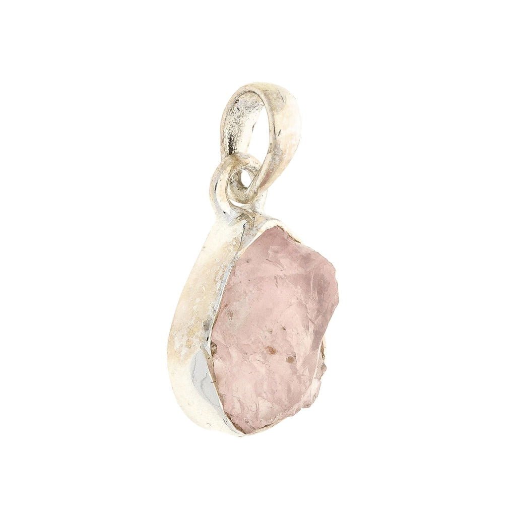 Buy your Nature's Treasures: Raw Pink Kunzite Sterling Silver Necklace online now or in store at Forever Gems in Franschhoek, South Africa