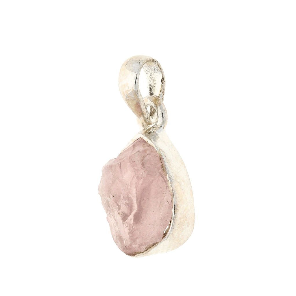 Buy your Nature's Treasures: Raw Pink Kunzite Sterling Silver Necklace online now or in store at Forever Gems in Franschhoek, South Africa