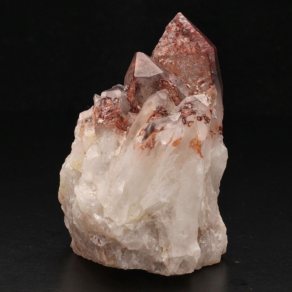 Buy your Hematite Orange River Quartz Cluster – Deep Red Phantom Crystals online now or in store at Forever Gems in Franschhoek, South Africa