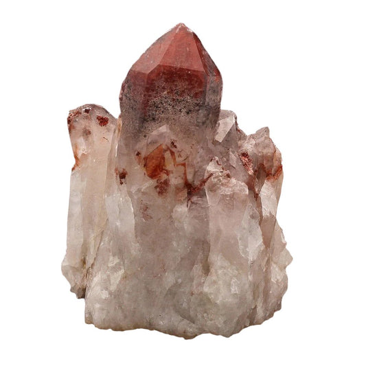 Buy your Hematite Orange River Quartz Cluster – Deep Red Phantom Crystals online now or in store at Forever Gems in Franschhoek, South Africa