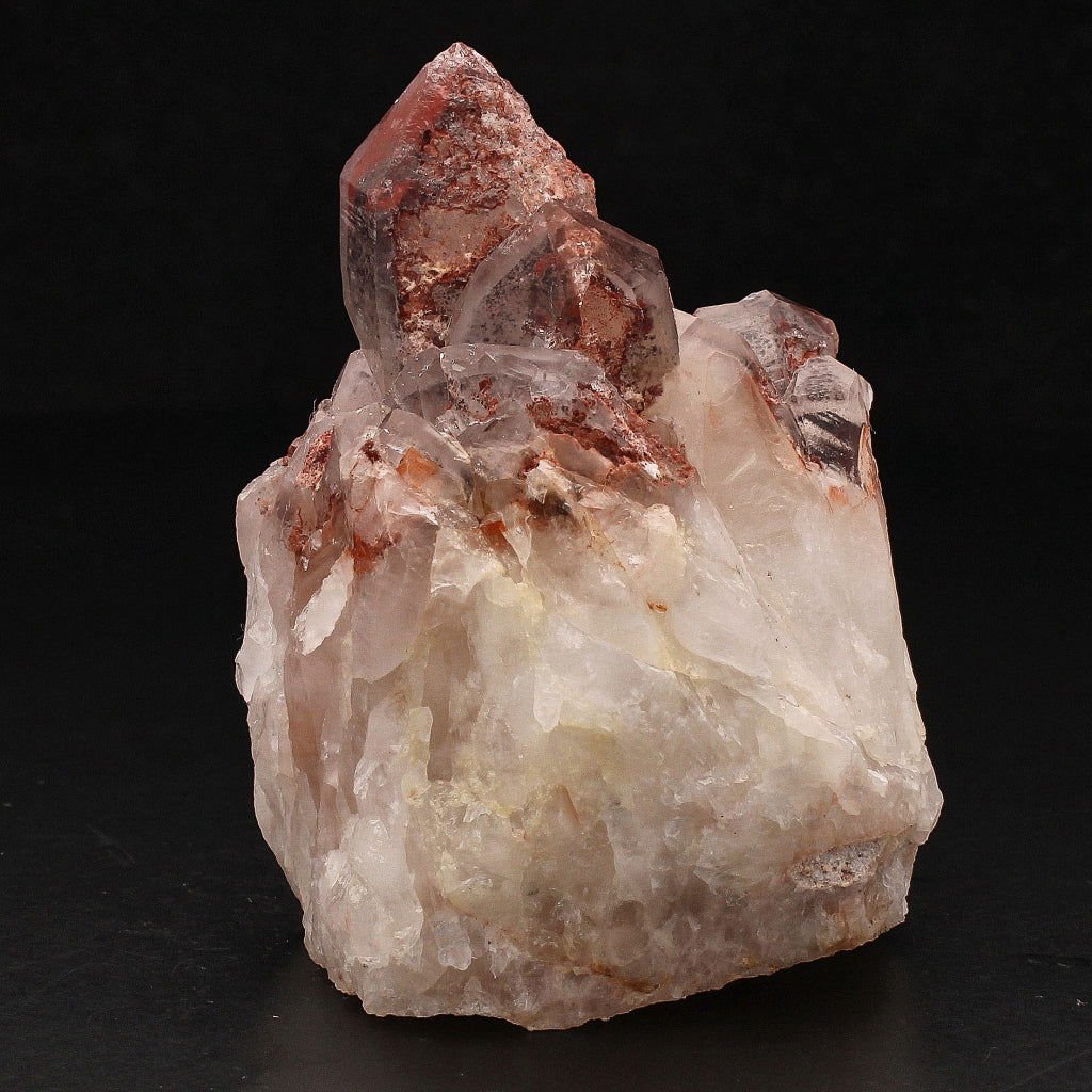 Buy your Hematite Orange River Quartz Cluster – Deep Red Phantom Crystals online now or in store at Forever Gems in Franschhoek, South Africa