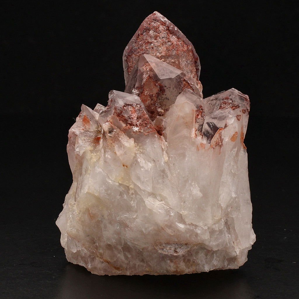 Buy your Hematite Orange River Quartz Cluster – Deep Red Phantom Crystals online now or in store at Forever Gems in Franschhoek, South Africa