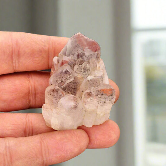 Buy your Miniature Orange River Quartz Crystal Cluster online now or in store at Forever Gems in Franschhoek, South Africa