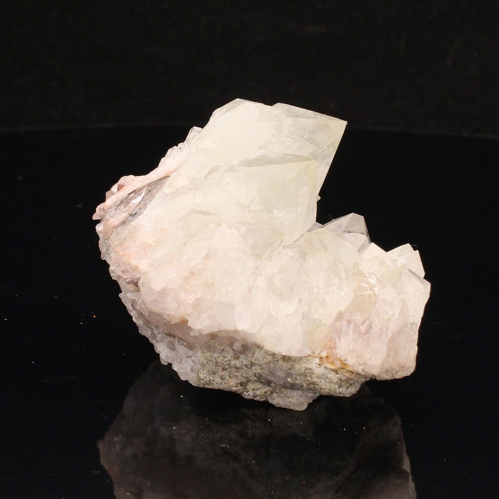 Buy your Prasiolite on Amethyst Crystal: Riemvasmaak's Radiant Duo online now or in store at Forever Gems in Franschhoek, South Africa