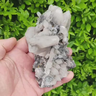 Lattice Quartz with Foitite Crest, Erongo Mountains Namibia