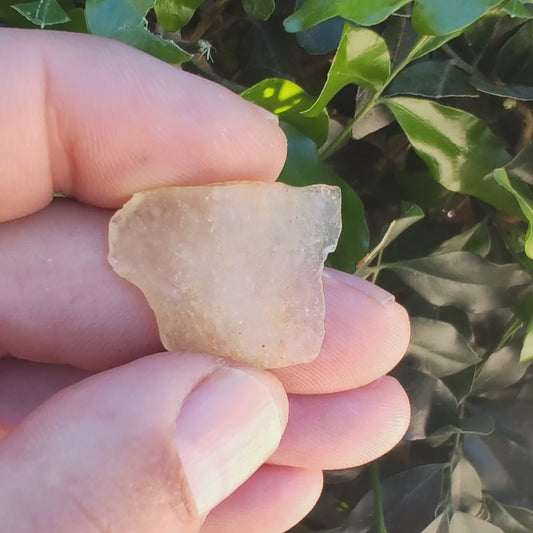 4g Libyan Desert Glass - Naturally Sculpted Cosmic Glass from Ancient Egypt