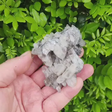 Lattice Quartz with Foitite Cluster from Erongo, Namibia
