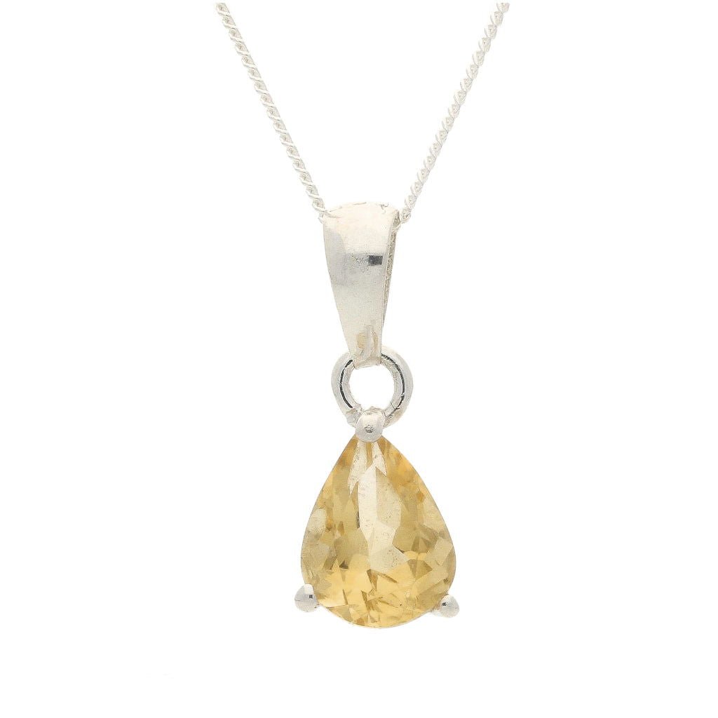 Buy your Radiant Tears: Teardrop Faceted Citrine Necklace online now or in store at Forever Gems in Franschhoek, South Africa