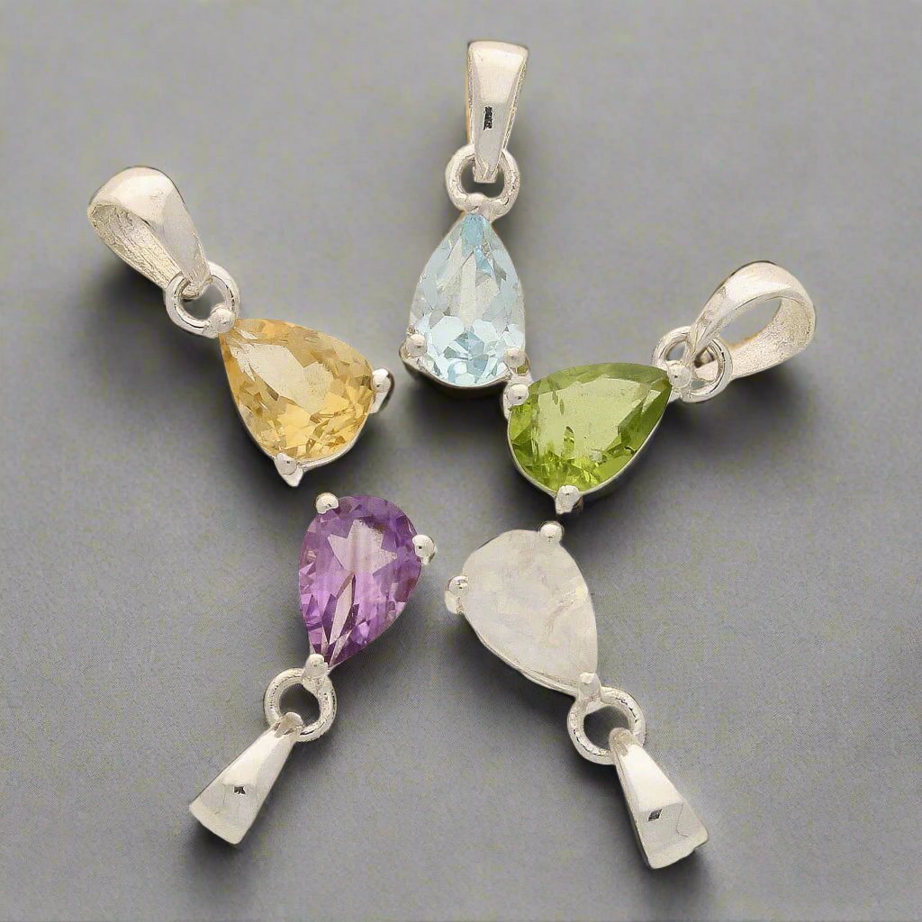 Buy your Radiant Tears: Teardrop Faceted Citrine Necklace online now or in store at Forever Gems in Franschhoek, South Africa