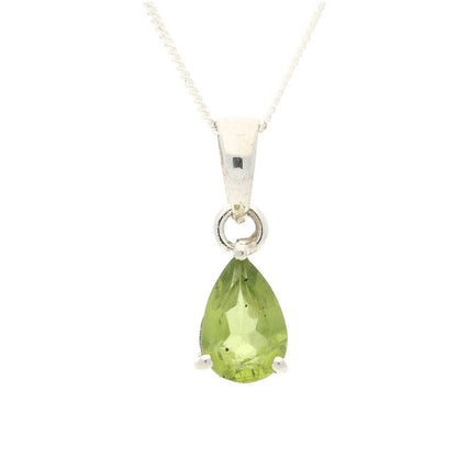 Buy your Radiant Tears: Teardrop Faceted Peridot Necklace online now or in store at Forever Gems in Franschhoek, South Africa