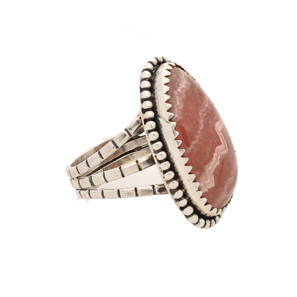 Get your Rhodochrosite Silver Ring – Eternal Bloom Glow online now or in store at Forever Gems in Franschhoek, South Africa