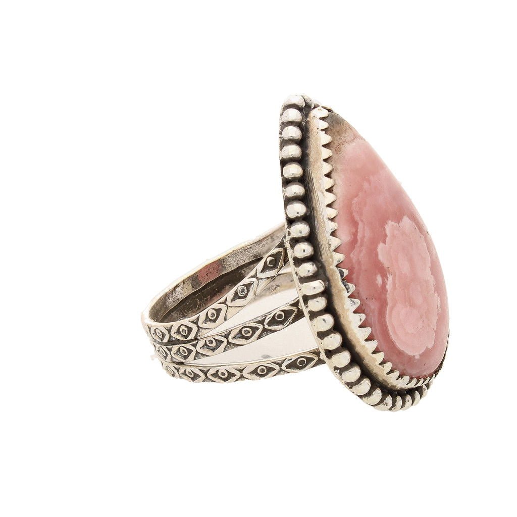 Get your Rhodochrosite Silver Ring – Eternal Bloom Glow online now or in store at Forever Gems in Franschhoek, South Africa