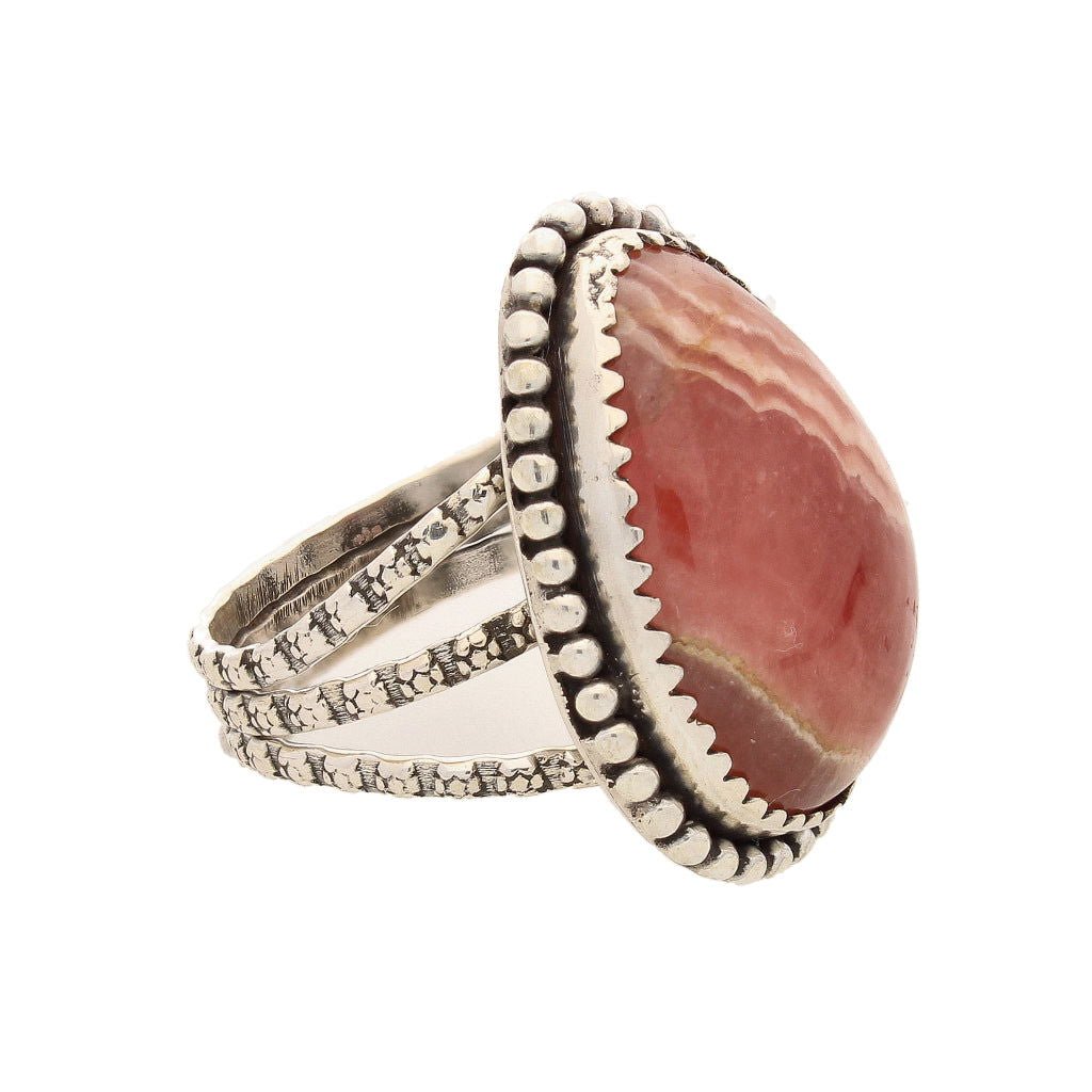 Get your Rhodochrosite Silver Ring – Eternal Bloom Glow online now or in store at Forever Gems in Franschhoek, South Africa