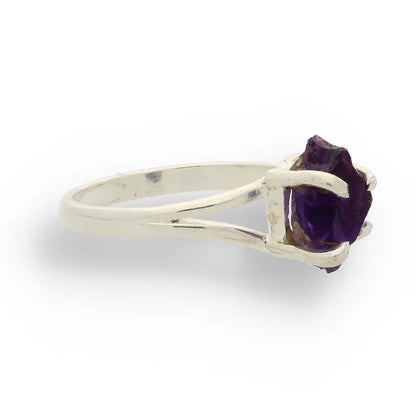 Buy your Rough Amethyst Sterling Silver Ring online now or in store at Forever Gems in Franschhoek, South Africa