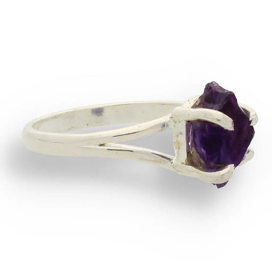 Buy your Rough Amethyst Sterling Silver Ring online now or in store at Forever Gems in Franschhoek, South Africa
