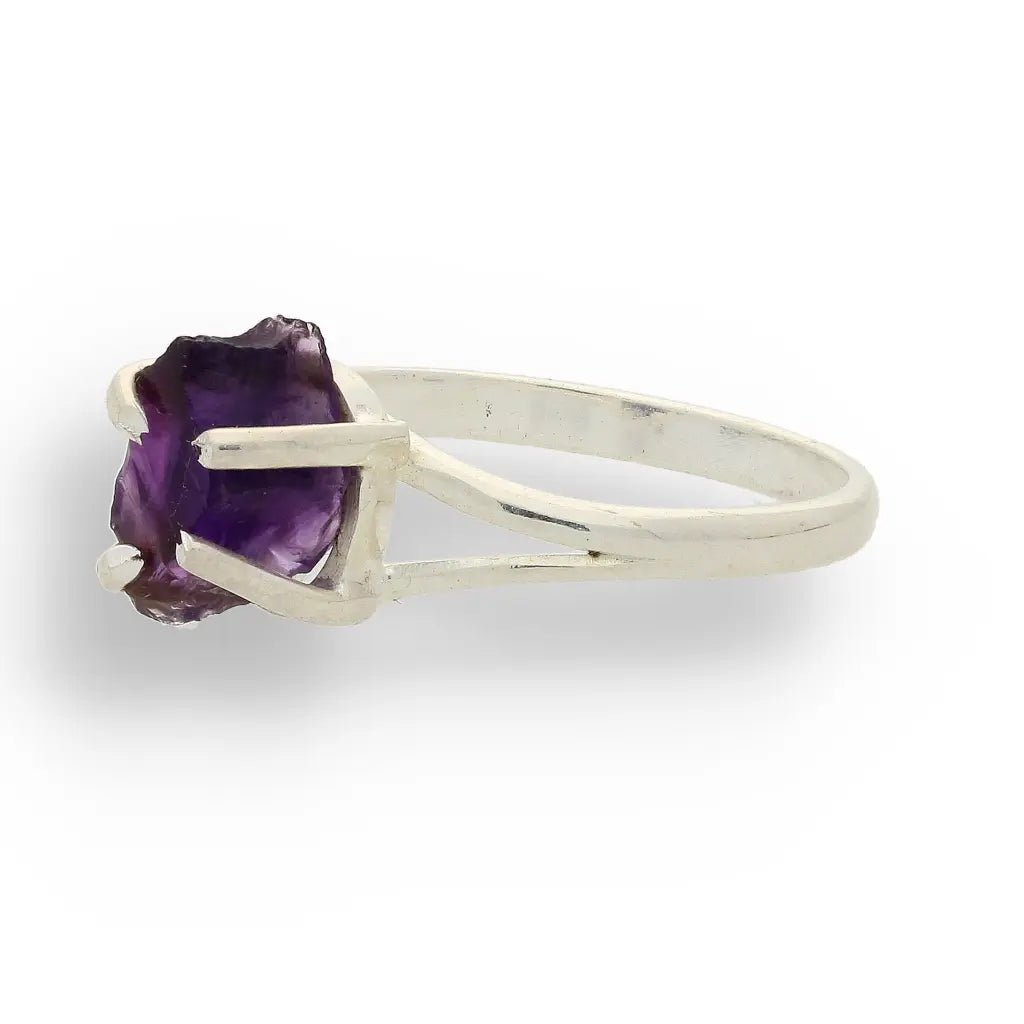 Buy your Rough Amethyst Sterling Silver Ring online now or in store at Forever Gems in Franschhoek, South Africa