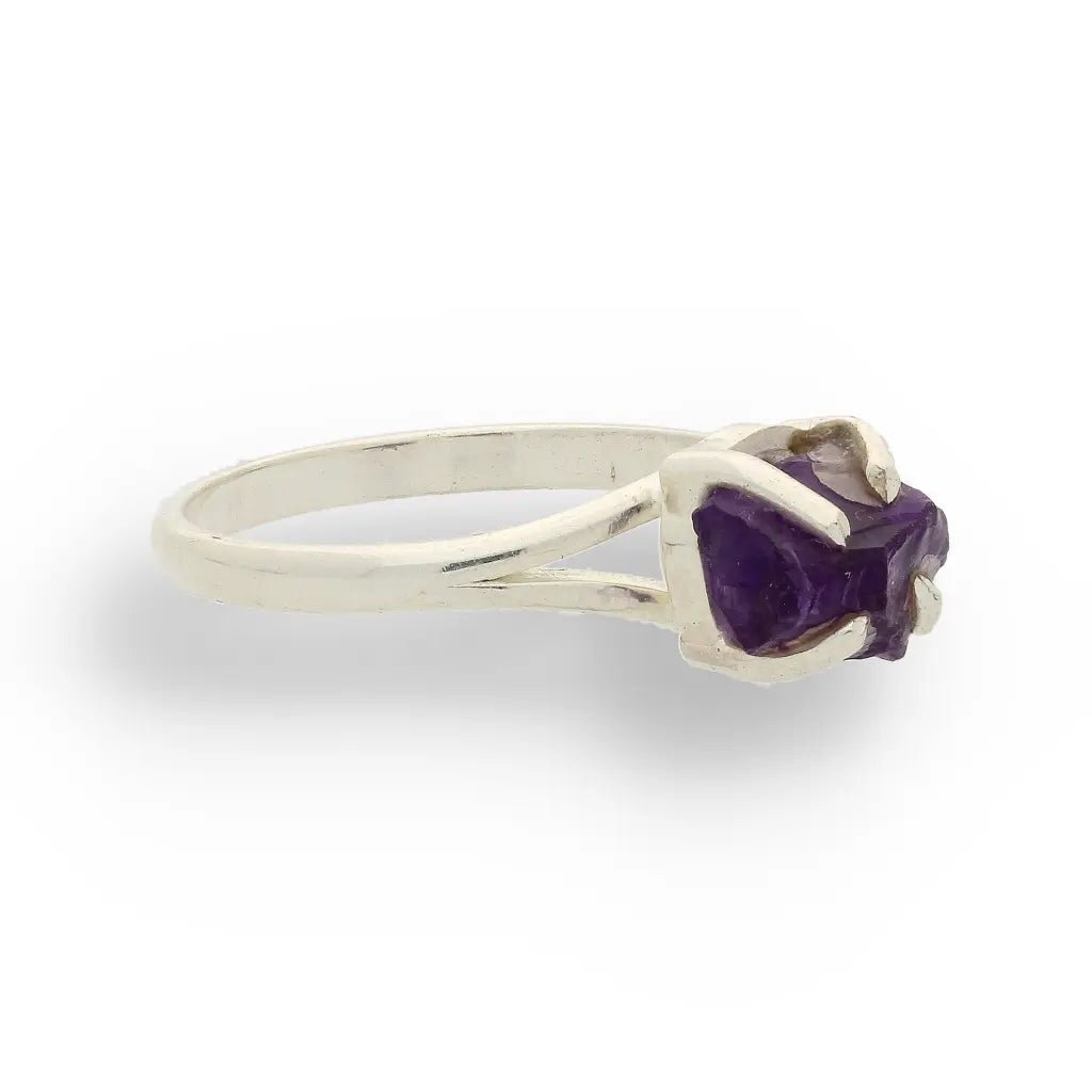 Buy your Rough Amethyst Sterling Silver Ring online now or in store at Forever Gems in Franschhoek, South Africa