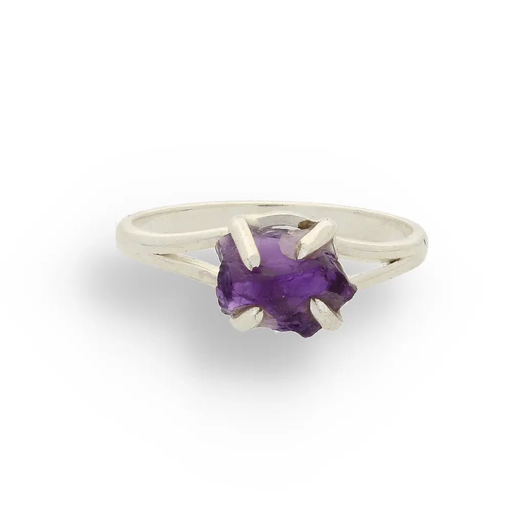 Buy your Rough Amethyst Sterling Silver Ring online now or in store at Forever Gems in Franschhoek, South Africa