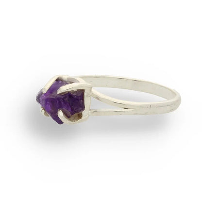 Buy your Rough Amethyst Sterling Silver Ring online now or in store at Forever Gems in Franschhoek, South Africa
