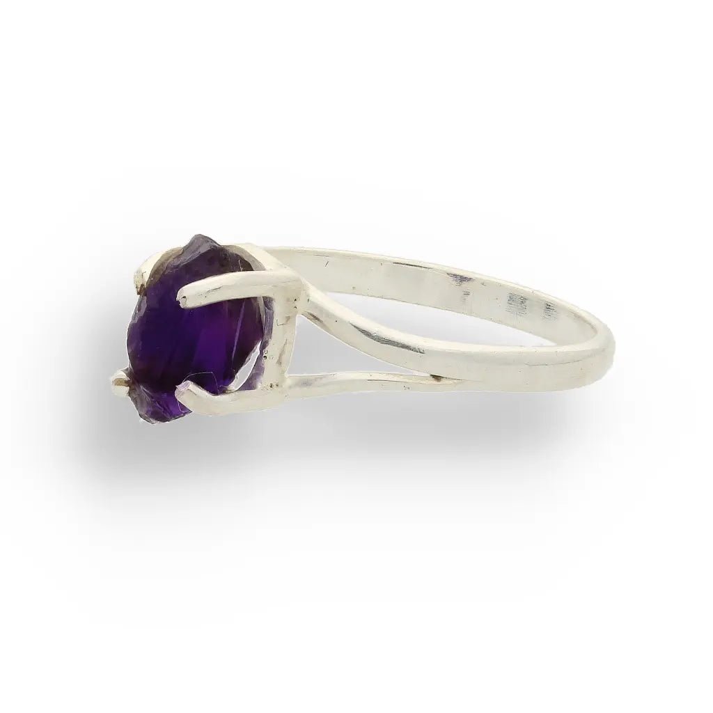 Buy your Rough Amethyst Sterling Silver Ring online now or in store at Forever Gems in Franschhoek, South Africa