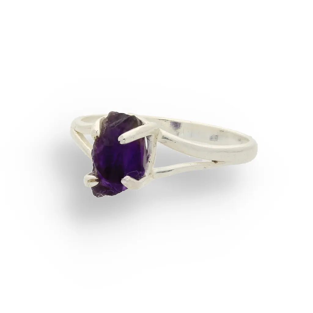 Buy your Rough Amethyst Sterling Silver Ring online now or in store at Forever Gems in Franschhoek, South Africa