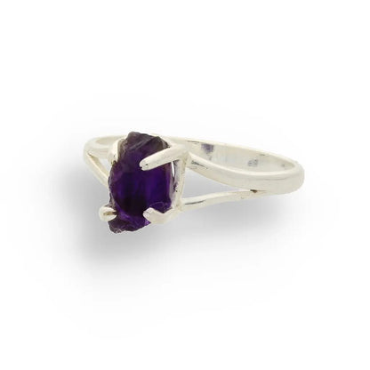 Buy your Rough Amethyst Sterling Silver Ring online now or in store at Forever Gems in Franschhoek, South Africa