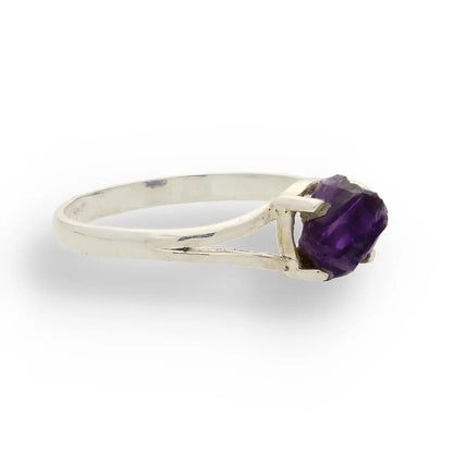 Buy your Rough Amethyst Sterling Silver Ring online now or in store at Forever Gems in Franschhoek, South Africa
