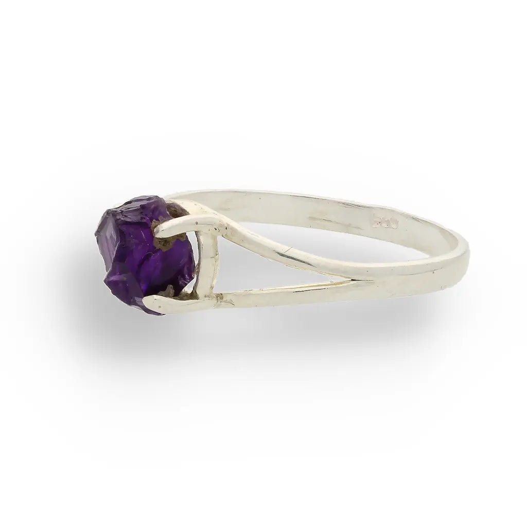 Buy your Rough Amethyst Sterling Silver Ring online now or in store at Forever Gems in Franschhoek, South Africa