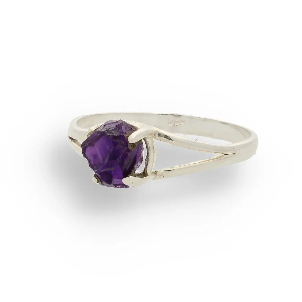 Buy your Rough Amethyst Sterling Silver Ring online now or in store at Forever Gems in Franschhoek, South Africa