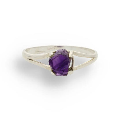 Buy your Rough Amethyst Sterling Silver Ring online now or in store at Forever Gems in Franschhoek, South Africa