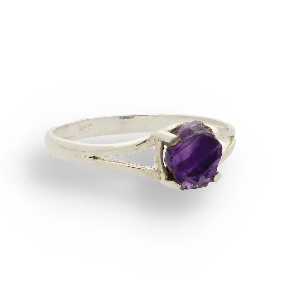 Buy your Rough Amethyst Sterling Silver Ring online now or in store at Forever Gems in Franschhoek, South Africa