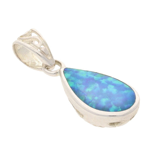 Buy your Secret Garden: Teardrop Synthetic Opal Necklace online now or in store at Forever Gems in Franschhoek, South Africa