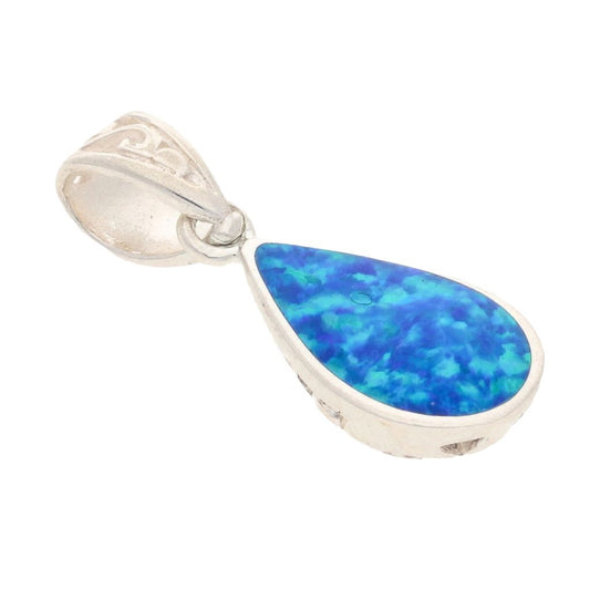 Buy your Secret Garden: Teardrop Synthetic Opal Necklace online now or in store at Forever Gems in Franschhoek, South Africa